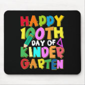 幼稚園児100日おめでとう100日目 マウスパッド (正面)