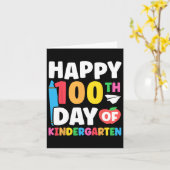 幼稚園児100日目100日 カード (黄色い花)