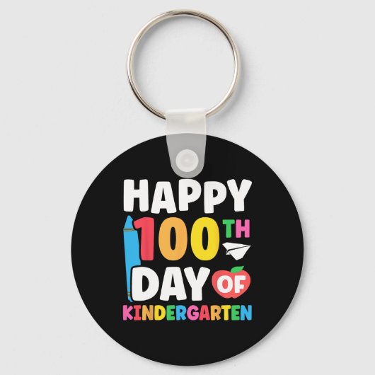 幼稚園児100日目100日 キーホルダー (正面)