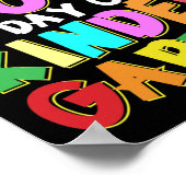 幼稚園児100日100日目 ポスター (角)