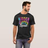 幼稚園分隊絞り染めチーム幼稚園教え Tシャツ (正面フル)