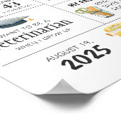 幼稚園初日のサイン ポスター (角)