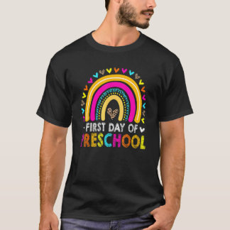 幼稚園初日 ライオン柄で学校生活スタート Tシャツ