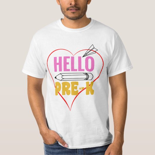 幼稚園前の挨拶 Tシャツ (正面)