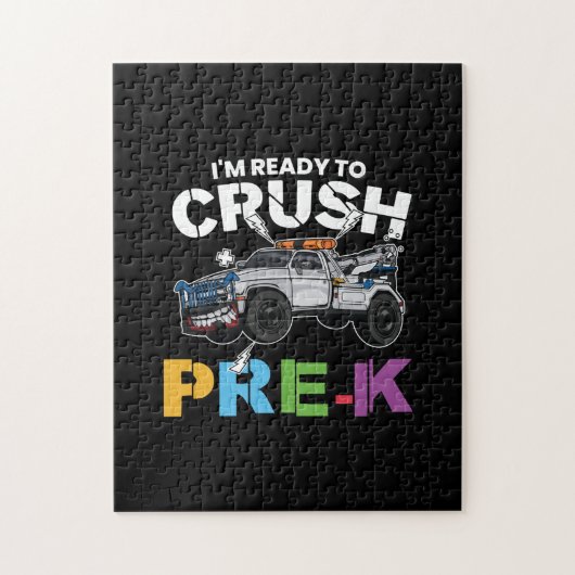 幼稚園前を潰す準備ができている幼稚園 ジグソーパズル (縦)