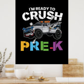 幼稚園前を潰す準備ができている幼稚園 ポスター (キッチン)