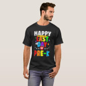 幼稚園前最後の日 卒園 おめでとう 先生 生徒 Tシャツ (正面フル)