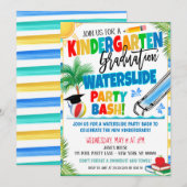 幼稚園卒園おめでとう招待状 招待状 (正面/裏面)