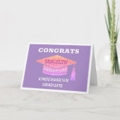 幼稚園卒園おめでとう カード (正面)