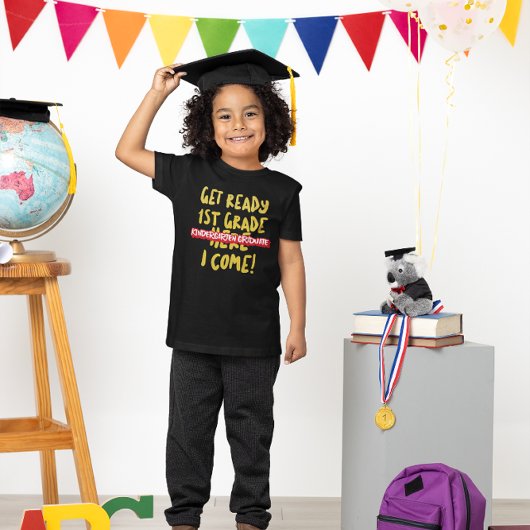 幼稚園卒園おめでとう – 1年生の準備はできてる？ Tシャツ