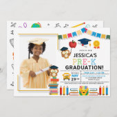 幼稚園卒園写真招待状 招待状 (正面/裏面)