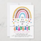 幼稚園卒園写真 招待状 (正面)