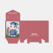 幼稚園卒園女猫おめでとう フェイバーボックス (折り畳みなし)