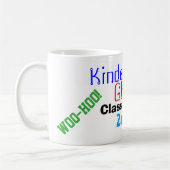 幼稚園卒園学年号 コーヒーマグカップ (左)