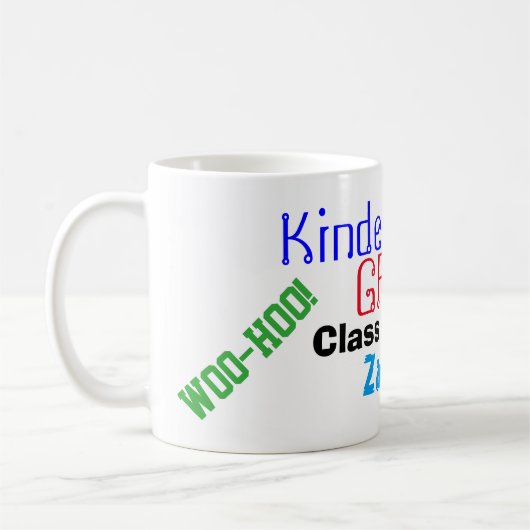 幼稚園卒園学年号 コーヒーマグカップ (左)