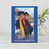 幼稚園卒園式お知らせ写真カード 招待状 (スタンド正面)