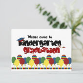 幼稚園卒園式お知らせ招待状 招待状 (スタンド正面)