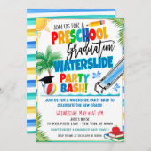 幼稚園卒園式招待状 招待状 (正面/裏面)