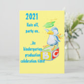 幼稚園卒園挨拶カード カード (スタンド正面)