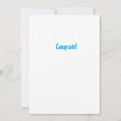 幼稚園卒園挨拶カード カード (裏面)