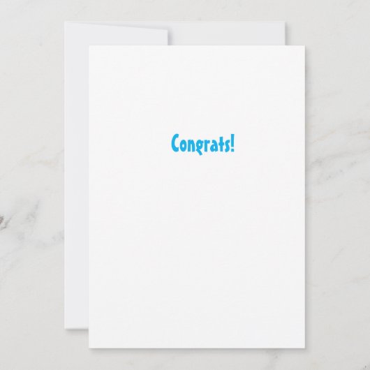 幼稚園卒園挨拶カード カード (裏面)