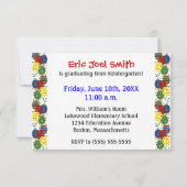 幼稚園卒園発表招待状 招待状 (裏面)