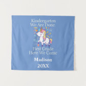 幼稚園卒園 一年生 ユニコーン タペストリー (正面(横))