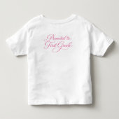 幼稚園卒園＆小学1年生進級 トドラーTシャツ (裏面)