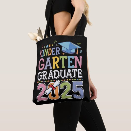 幼稚園卒園 2025年 卒業記念 学校 トートバッグ (クローズアップ)