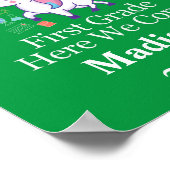 幼稚園卒業から1年生ユニコーンPo ポスター (角)