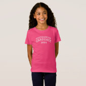 幼稚園卒業かわいいシャツ卒業女たち Tシャツ (正面フル)
