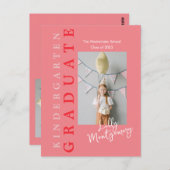 幼稚園卒業はがき5枚 ポストカード (正面/裏面)