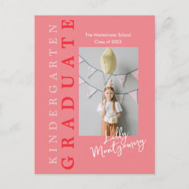 幼稚園卒業はがき5枚 ポストカード