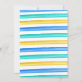 幼稚園卒業プールパーティの招待状 招待状 (裏面)