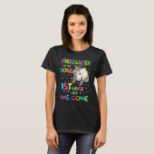 幼稚園卒業マジカルユニコーン子供へB Tシャツ (正面フル)