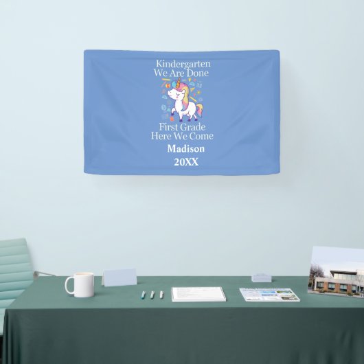 幼稚園卒業一年生ユニコーンパーティー 横断幕 (トレードショー)