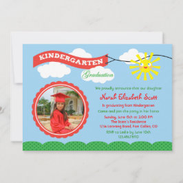 幼稚園卒業写真招待状 招待状