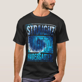 幼稚園卒業式ストレートアウト・ダイ・フレンド Tシャツ