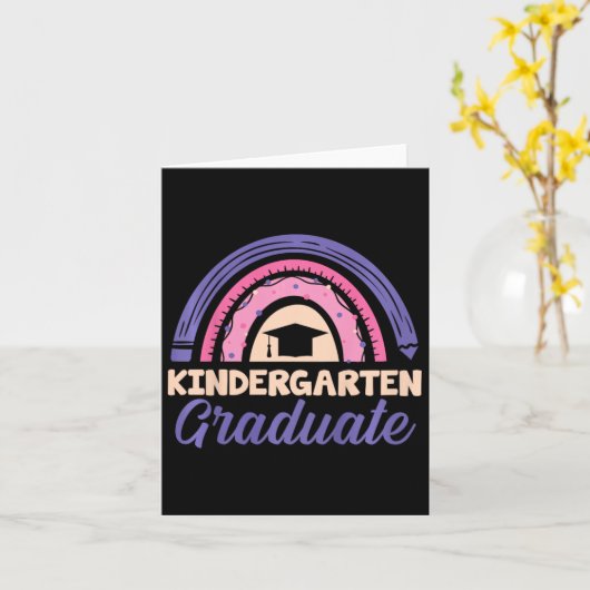 幼稚園卒業式Ra学校最終日 カード (黄色い花)