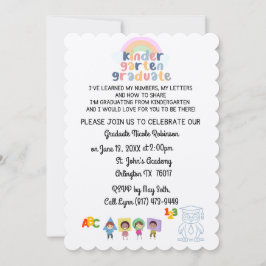 幼稚園卒業招待状 招待状