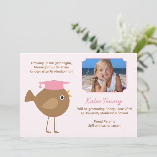 幼稚園卒業招待状 招待状 (スタンド正面)