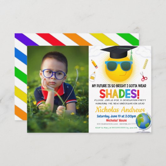 幼稚園卒業招待状 招待状