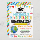 幼稚園卒業招待状 招待状 (正面/裏面)