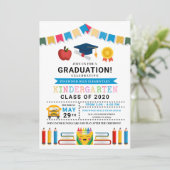 幼稚園卒業招待状 招待状 (スタンド正面)