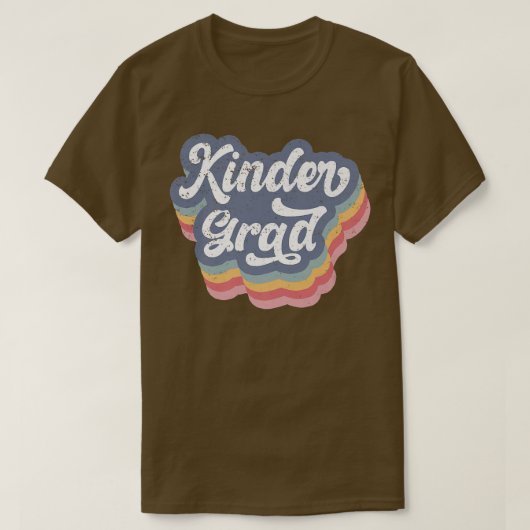 幼稚園卒業生レインボーキンダーGr Tシャツ (デザイン正面)