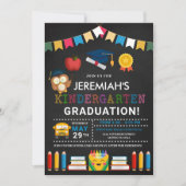 幼稚園卒業用黒板 招待状 (正面)