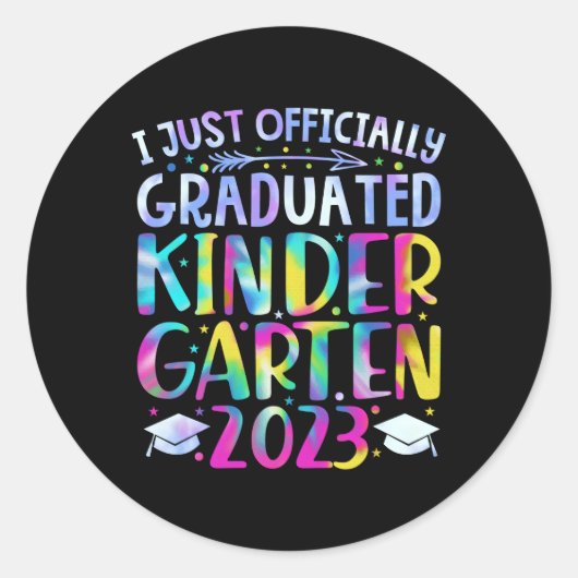 幼稚園卒業2023年 ラウンドシール (正面)