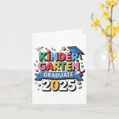 幼稚園卒業2025大学院児童少年Gi カード (黄色い花)