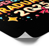 幼稚園卒業2025大学院児童少年Gi ポスター (角)