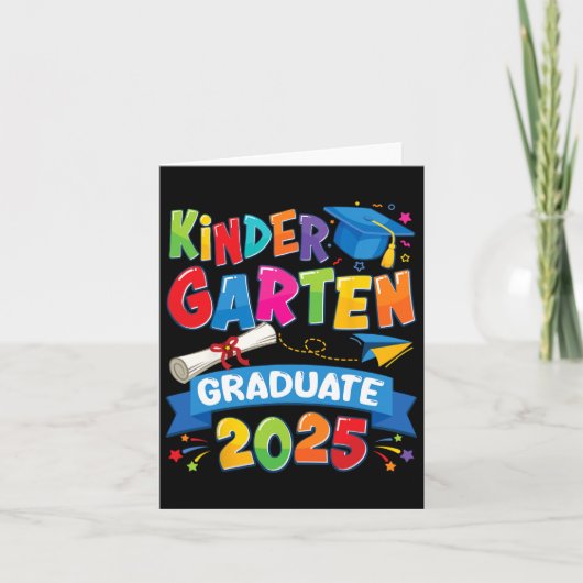 幼稚園卒業2025 Pre-k大学院生B カード (正面)